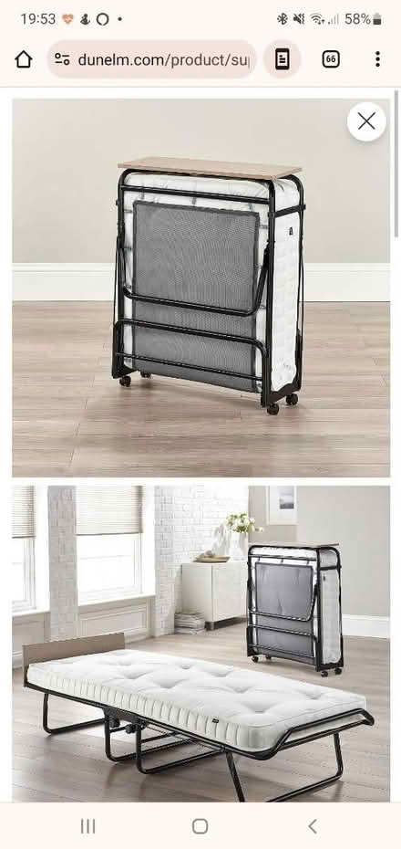 Photo of Fold Up Bed (DA1) #1