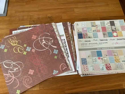 Photo of free Stack of decorative cardstock (Downtown Fairfax) #1