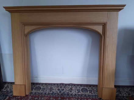 Photo of free OAK veneer Fire Surround (Grassendale L19) #2