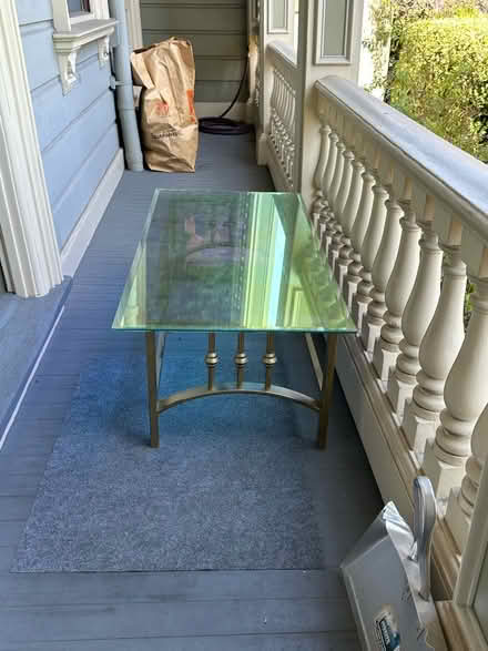 Photo of free Glass Top Coffee Table (West Oakland) #1