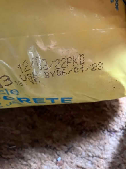Photo of free 20kg bag postcrete (Seaside BN23) #2