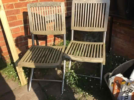 Photo of free Two garden chairs (Sunninghill SL5) #1