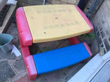 Photo of free Little tikes picnic bench (Courthouse Road, N12) #1
