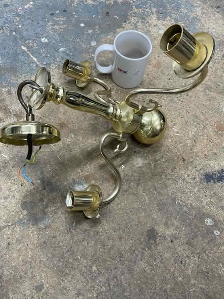 Photo of free Metal light fitting (North Baddesley SO52) #1