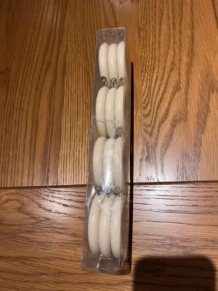 Photo of free Box of 12 unused curtain hoops (Crookes S10) #2