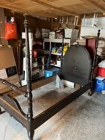 Photo of free Antique 4 post bed (McKellar) #1