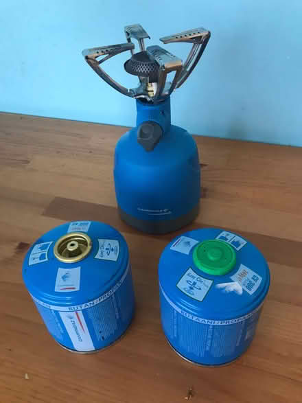 Photo of free Campingaz single stove, 1 full and 1 part used cylinder. (Saltdean BN2) #1