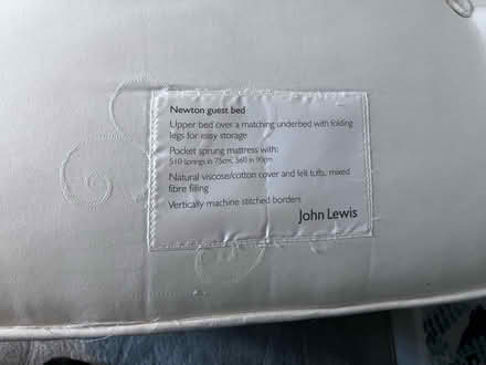 Photo of free John Lewis newton guest bed (Stockport SK7) #2