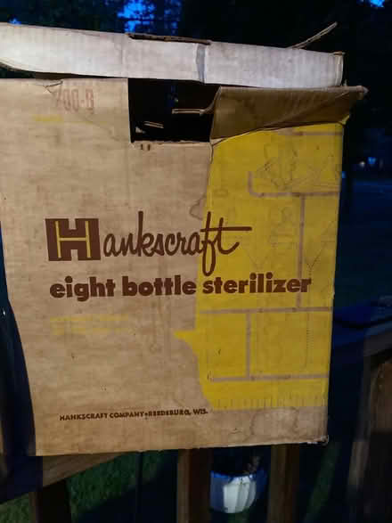 Photo of free VintageGlass Baby Bottle Sterilizer (Beverly Hills/Hillcrest/48025) #1