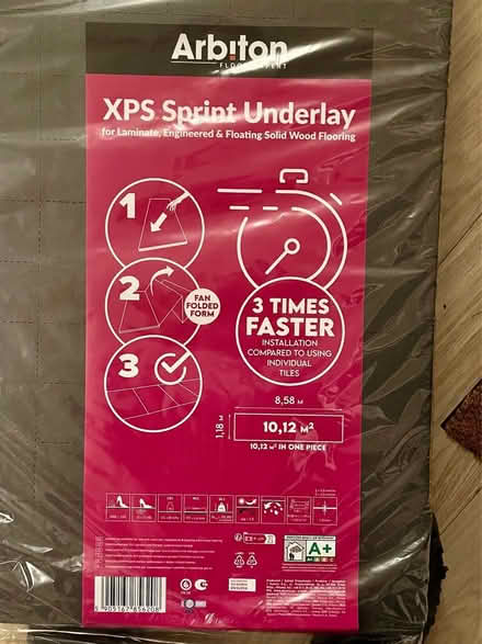 Photo of free Underlay for flooring (Ware SG12) #3