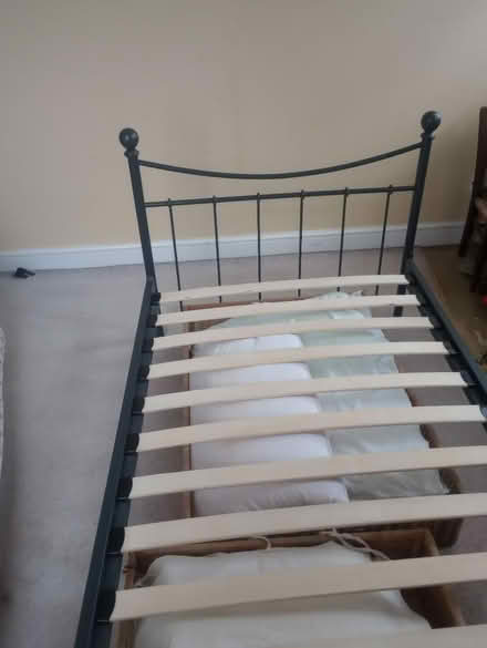 Photo of free Bed with underbed baskets (Stoughton GU2) #2