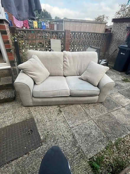 Photo of free 2 seater sofa (Castleford) #1