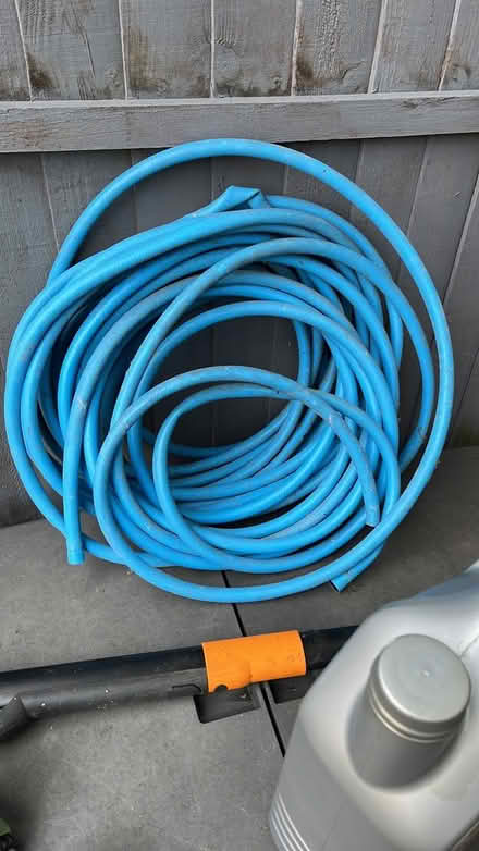 Photo of free Blue hose. Not sure of length (London Colney) #1