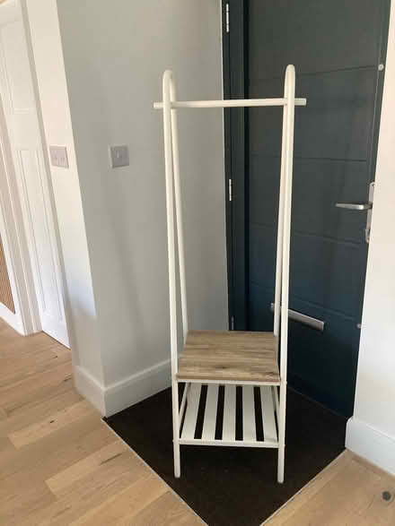 Photo of free Habitat Single Clothes Rail - White (Belmont HA7) #1