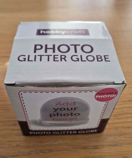 Photo of free Photo Glitter Globe (new, in box, from Hobbycraft) (Chelmsford CM1) #3