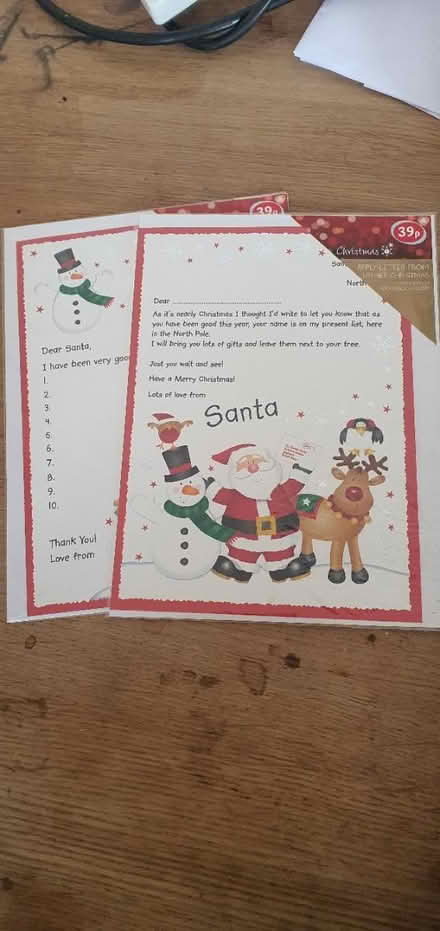Photo of free Christmas tin and santa letter (TN35 Ore) #3