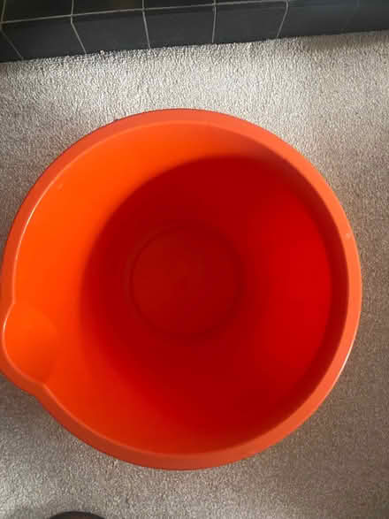 Photo of free Orange Plastic Bucket (Southfields SW18) #2
