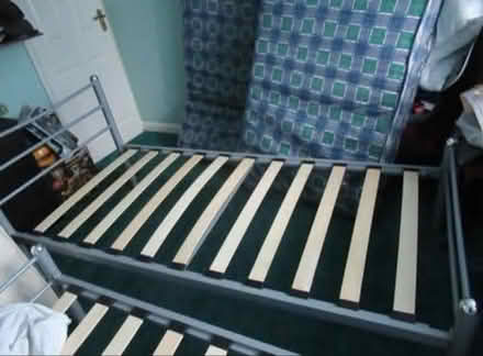 Photo of free Single bed frame (Pe19 6tg) #1