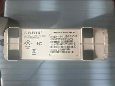Photo of free Arris/Motorola cable modem SB6141 (Sunnyvale - Homestead/Mary) #2