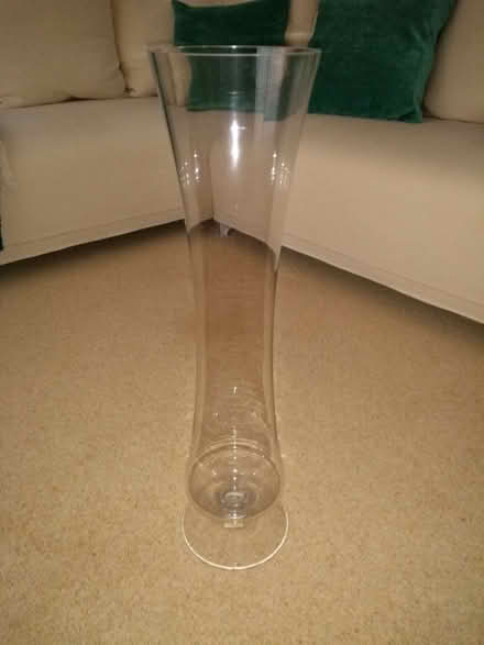 Photo of free 2ft tall polycarbonate (?) vase (Knaresborough HG5) #1
