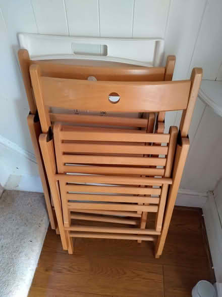 Photo of free 3 folding chairs (Stroud Green N4) #1