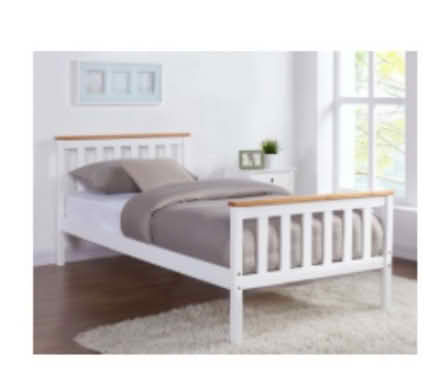 Photo of free Single pine bed (Fleetville AL4) #2