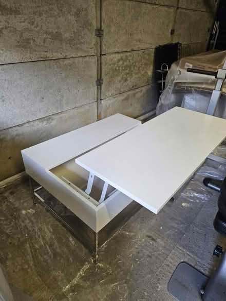 Photo of free Storage coffee table, White (Isleworth) #2