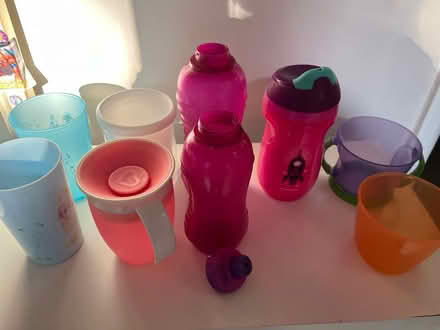Photo of free Drinking cups and bottles plus snack tubs (Fairfield Park) #1