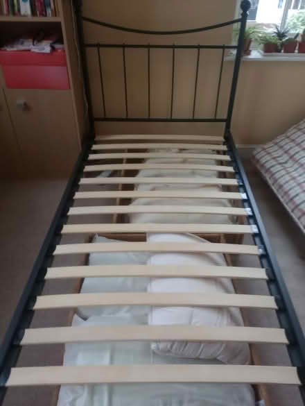 Photo of free Bed with underbed baskets (Stoughton GU2) #1