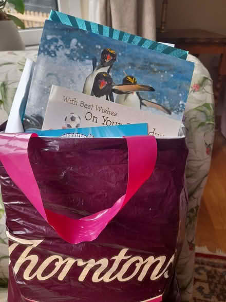 Photo of free Bag of used greetings cards (Weston) #1