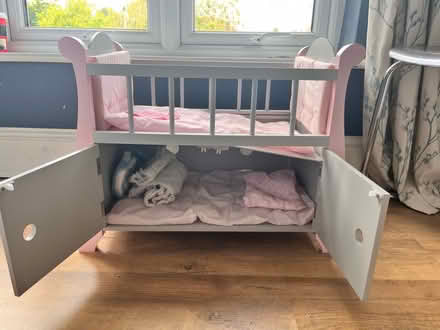 Photo of free Wooden baby doll cot (HG2) #3