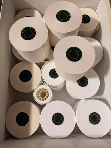 Photo of free Adding Machine Paper Rolls (Pawtucketville / Lowell) #1
