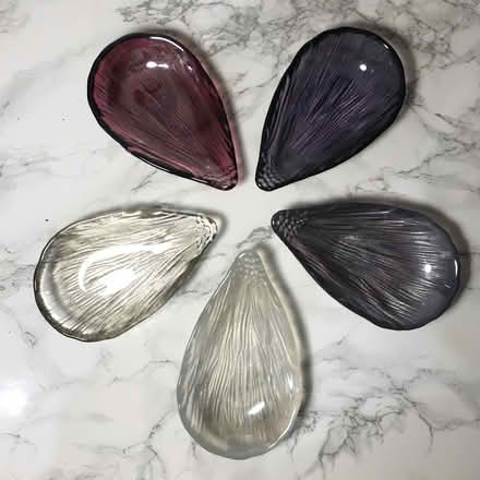 Photo of free Five Glass Petal Trinket Bowls (Stockport SK2) #1