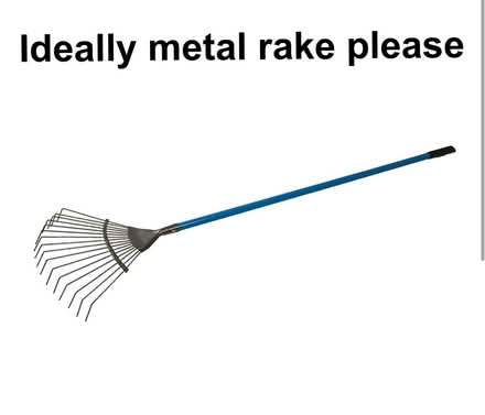 Photo of Lawn rake ; ideally metal (B27, Acocks Green.B27) #1