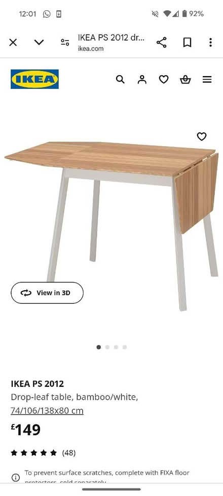 Photo of free Drop leaf table (Whitechapel E1 5) #4