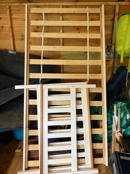 Photo of free Single pine bed (Fleetville AL4) #1