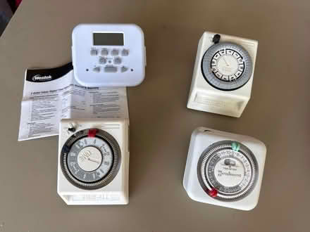 Photo of free Outlet timers 3 analog, 1 digital (Wolfe and Homestead) #1