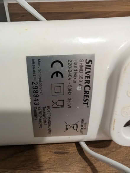 Photo of free Hand mixer (CV6) #3