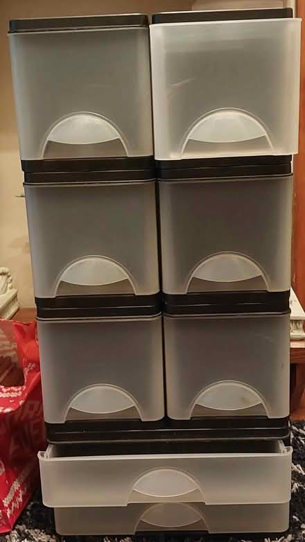 Photo of free Stacking plastic drawers (Warkton NN16) #1