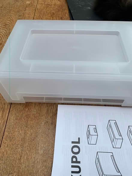 Photo of free 2 IKEA storage boxes Kupol new (Addlestone KT15) #2
