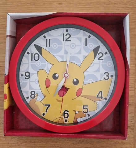 Photo of free Child's Pokemon Wall Clock (new, never used) (Chelmsford CM1) #1