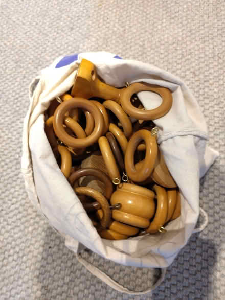 Photo of free Curtain Rings wooden (Marshalswick AL4) #3