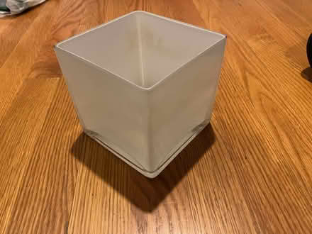 Photo of free Hollow glass cube (vase?) (North Cambridge) #1