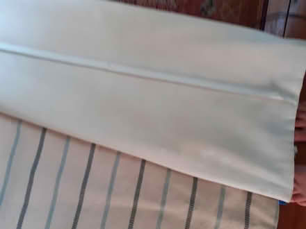 Photo of free 3 cream and blue striped blinds (B14) #2