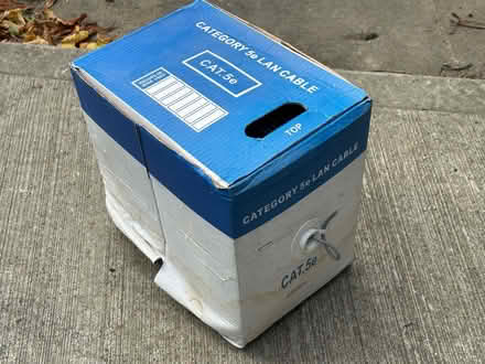 Photo of free Box of Cat 5e cable (SM2) #1