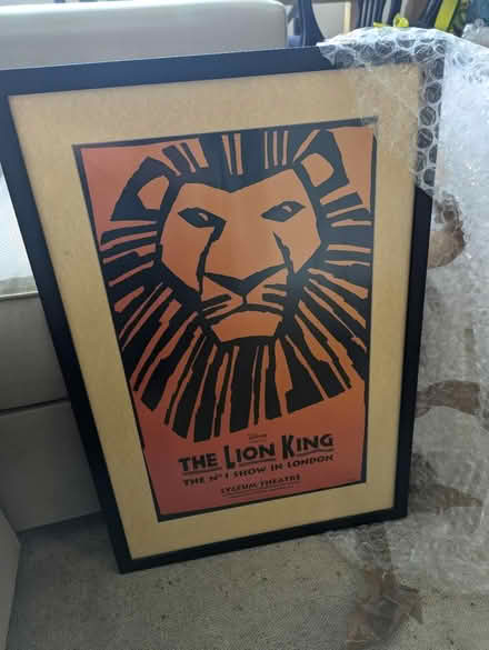 Photo of free Rare lion king poster (TW2 Twickenham) #2