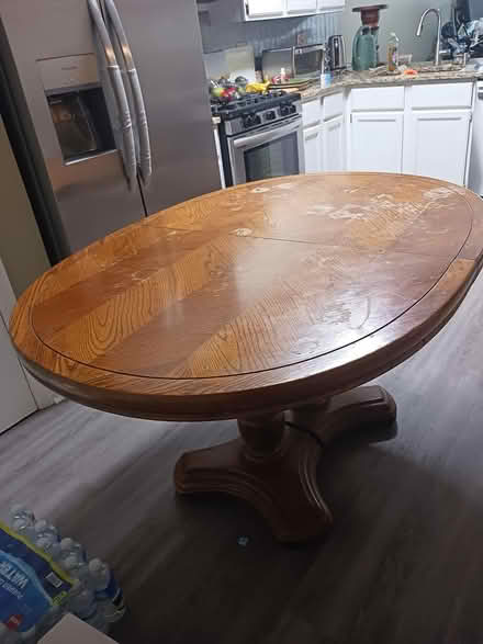 Photo of free Solid Oak Table & chairs (30083) #2