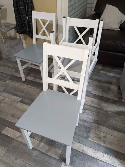 Photo of free 4 modern dining chairs (Moss LL11) #1