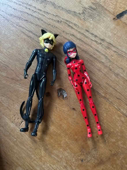 Photo of free Lady bug cat noir figures (Farnborough) #1