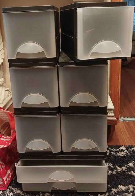Photo of free Stacking plastic drawers (Warkton NN16) #2